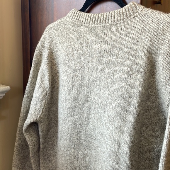 LL Bean Wool Gray Sweater - Picture 6 of 7